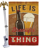 Brewtiful Thing - Beverages Happy Hour & Drinks Vertical Impressions Decorative Flags HG117048 Made In USA