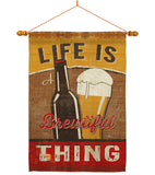 Brewtiful Thing - Beverages Happy Hour & Drinks Vertical Impressions Decorative Flags HG117048 Made In USA