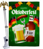 Oktoberfest Beer - Beverages Happy Hour & Drinks Vertical Impressions Decorative Flags HG117082 Made In USA