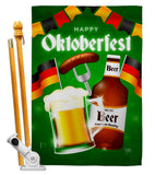 Oktoberfest Beer - Beverages Happy Hour & Drinks Vertical Impressions Decorative Flags HG117082 Made In USA