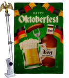 Oktoberfest Beer - Beverages Happy Hour & Drinks Vertical Impressions Decorative Flags HG117082 Made In USA