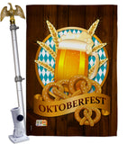 Oktoberfest - Beverages Happy Hour & Drinks Vertical Impressions Decorative Flags HG137024 Made In USA