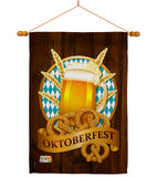 Oktoberfest - Beverages Happy Hour & Drinks Vertical Impressions Decorative Flags HG137024 Made In USA