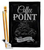 Coffer Point - Beverages Happy Hour & Drinks Vertical Impressions Decorative Flags HG137272 Made In USA