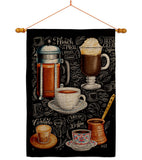 Ultimate Coffees - Beverages Happy Hour & Drinks Vertical Impressions Decorative Flags HG137576 Made In USA