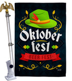 Oktober Fest - Beverages Happy Hour & Drinks Vertical Impressions Decorative Flags HG137621 Made In USA