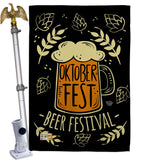 Oktoberfest Beer Festival - Beverages Happy Hour & Drinks Vertical Impressions Decorative Flags HG192133 Made In USA