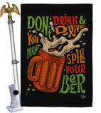 Don't Drink Beer - Beverages Happy Hour & Drinks Vertical Impressions Decorative Flags HG192300 Made In USA