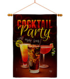 All Night Long - Beverages Happy Hour & Drinks Vertical Impressions Decorative Flags HG192523 Made In USA