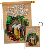 Oktoberfest Festival - Beverages Happy Hour & Drinks Vertical Impressions Decorative Flags HG137109 Made In USA