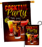 All Night Long - Beverages Happy Hour & Drinks Vertical Impressions Decorative Flags HG192523 Made In USA