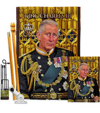 UK King Charles III - Expression Inspirational Vertical Impressions Decorative Flags HG180338 Made In USA