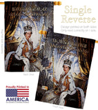 ER II Devoled Your Service - Expression Inspirational Vertical Impressions Decorative Flags HG180333 Made In USA