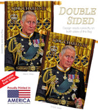 UK King Charles III - Expression Inspirational Vertical Impressions Decorative Flags HG180338 Made In USA