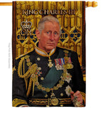 UK King Charles III - Expression Inspirational Vertical Impressions Decorative Flags HG180338 Made In USA