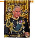 UK King Charles III - Expression Inspirational Vertical Impressions Decorative Flags HG180338 Made In USA