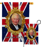 God Save The King - Expression Inspirational Vertical Impressions Decorative Flags HG180335 Made In USA