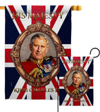 His Majesty CR III - Expression Inspirational Vertical Impressions Decorative Flags HG180337 Made In USA