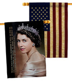 Better Happier Place ER II - Expression Inspirational Vertical Impressions Decorative Flags HG180331 Made In USA