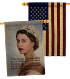 We Will Meet Again ER II - Expression Inspirational Vertical Impressions Decorative Flags HG180332 Made In USA