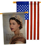 We Will Meet Again ER II - Expression Inspirational Vertical Impressions Decorative Flags HG180332 Made In USA