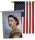 We Will Meet Again ER II - Expression Inspirational Vertical Impressions Decorative Flags HG180332 Made In USA