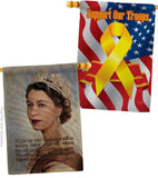 We Will Meet Again ER II - Expression Inspirational Vertical Impressions Decorative Flags HG180332 Made In USA