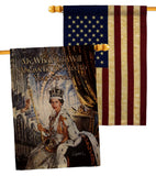 ER II Devoled Your Service - Expression Inspirational Vertical Impressions Decorative Flags HG180333 Made In USA