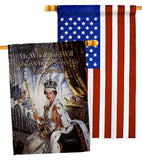 ER II Devoled Your Service - Expression Inspirational Vertical Impressions Decorative Flags HG180333 Made In USA