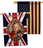 His Majesty CR III - Expression Inspirational Vertical Impressions Decorative Flags HG180337 Made In USA