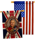 His Majesty CR III - Expression Inspirational Vertical Impressions Decorative Flags HG180337 Made In USA