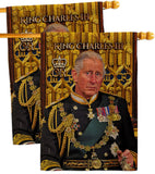 UK King Charles III - Expression Inspirational Vertical Impressions Decorative Flags HG180338 Made In USA