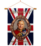 His Majesty CR III - Expression Inspirational Vertical Impressions Decorative Flags HG180337 Made In USA