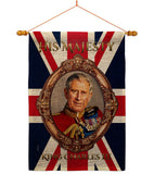 His Majesty CR III - Expression Inspirational Vertical Impressions Decorative Flags HG180337 Made In USA