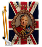 His Majesty CR III - Expression Inspirational Vertical Impressions Decorative Flags HG180337 Made In USA