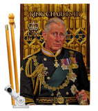 UK King Charles III - Expression Inspirational Vertical Impressions Decorative Flags HG180338 Made In USA