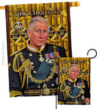 UK King Charles III - Expression Inspirational Vertical Impressions Decorative Flags HG180338 Made In USA