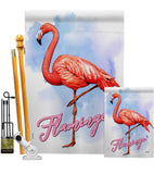 Flamingo - Birds Garden Friends Vertical Impressions Decorative Flags HG137342 Made In USA