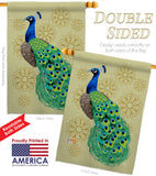 Peacock - Birds Garden Friends Vertical Impressions Decorative Flags HG192346 Made In USA