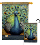 Salon Royale IV - Birds Garden Friends Vertical Impressions Decorative Flags HG105041 Made In USA