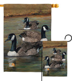 Geese - Birds Garden Friends Vertical Impressions Decorative Flags HG105049 Made In USA