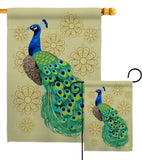 Peacock - Birds Garden Friends Vertical Impressions Decorative Flags HG192346 Made In USA