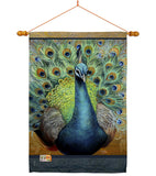 Salon Royale IV - Birds Garden Friends Vertical Impressions Decorative Flags HG105041 Made In USA