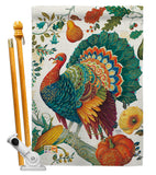 Suzani Turkey - Birds Garden Friends Vertical Impressions Decorative Flags HG105057 Made In USA