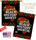 Let Celebrate BHM - Support Inspirational Vertical Impressions Decorative Flags HG120036 Made In USA