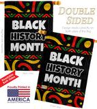 Hornoring Black History - Support Inspirational Vertical Impressions Decorative Flags HG130312 Made In USA