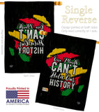 Hold Our History - Support Inspirational Vertical Impressions Decorative Flags HG190069 Made In USA