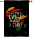 Hold Our History - Support Inspirational Vertical Impressions Decorative Flags HG190069 Made In USA