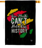 Hold Our History - Support Inspirational Vertical Impressions Decorative Flags HG190069 Made In USA