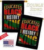 Educated Black History - Support Inspirational Vertical Impressions Decorative Flags HG190072 Made In USA